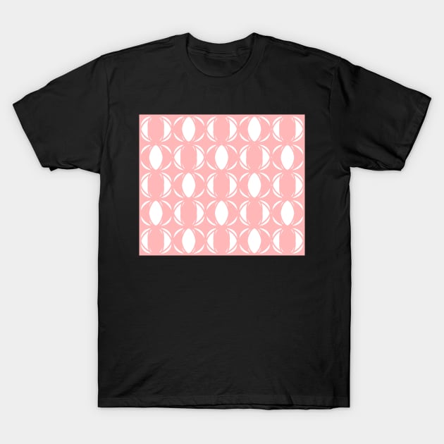 Abstract pattern - pink and white. T-Shirt by kerens